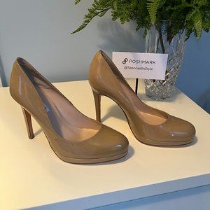 LK Bennett Sledge Court Shoe - Beige - 38 - 7.5